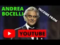 How much EARNS Andrea Bocelli with his YOUTUBE CHANNEL in 2022