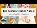 Erin Condren Teacher Planner used for Homeschooling - How I Modify the ECTP for past 6 years
