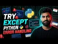 Exception Handling in Python Data Science Lecture 10 by techlearningwithRajat