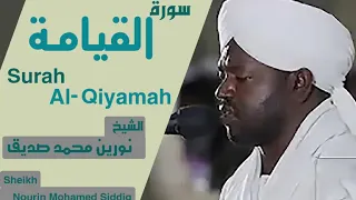 الشيخ نورين محمد صديق سورة القيامة Sheikh Nourin Mohamed Siddig Surah Al Qiyamah 