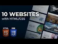 Learn HTML CSS by building 10 websites Part