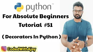 Decorators In Python Python Tutorials For Absolute Beginners In Hindi