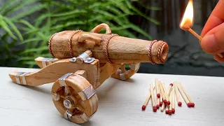 I turn wood into an ancient cannon