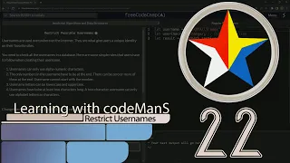 JavaScript Regular Expressions Restrict Possible Usernames FreeCodeCamp