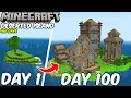 Lagu 100 Days on a Deserted Island in Minecraft Bedrock