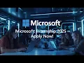 Microsoft Software Engineering Internship 2025 Students PAN India 6 Months