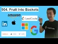 LeetCode 904 Fruit Into Baskets - Interview Prep Ep 102