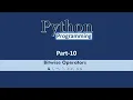 Bitwise Operators Python Part 10 Learn CSE Malayalam