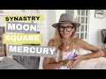 Moon square Mercury in Synastry - Emotionally Tense Communication