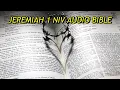 JEREMIAH 1 NIV BIBLE with text
