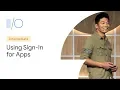 Best practices for using sign-un for Android apps Google 19