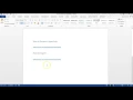 Renaming Hyperlinks in MS Word