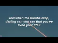 Sam Fender - Hypersonic Missiles (Lyrics)