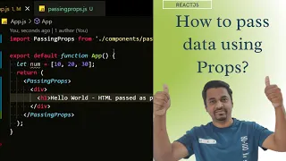 Passing data using props How to send data from one component Parent to another Child in React