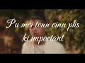 O'Bra - Important ft. Tuks (Lyrics Video)