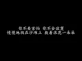 浪花一朵朵 任贤齐 陈庆祥 光良 (歌词版)