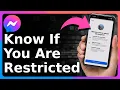 How To Know If You re Restricted On Messenger