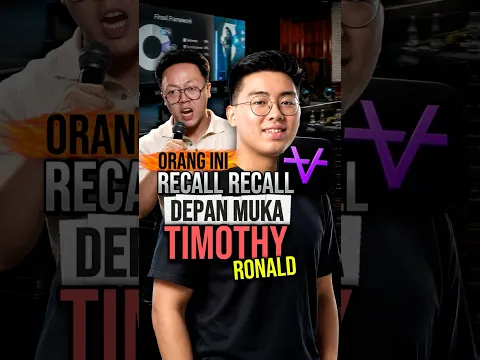 Bro Terlalu Recall Recall ke Timothy Ronald di Depan Umum....
