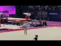 Download Lagu Russian Gymnast Angelina Melnikova wins Silver 🥈 - 13,400 Floor Final - Paris World Cup 2025