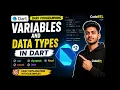 Tutorial Variables Data Types in Dart var dynamic final const late CodeBTL