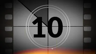 Copyright Free Old Film Countdown 10 Seconds 