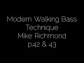Modern Walking Bass Technique - Mike Richmond  (p42-43)