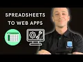 Transforming Spreadsheets into Web Apps