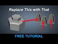 How to Use the Replace Objects Tool in Maya