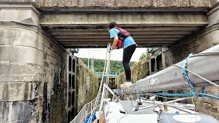 LITTLE Woman Vs VERY TALL Locks! | Wildlings Sailing