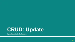 Update - Update Record to Database Part