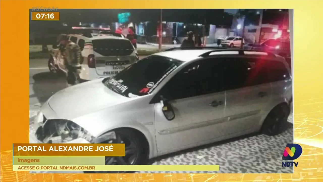 Blumenau: Cantada vira briga e termina com atropelamento