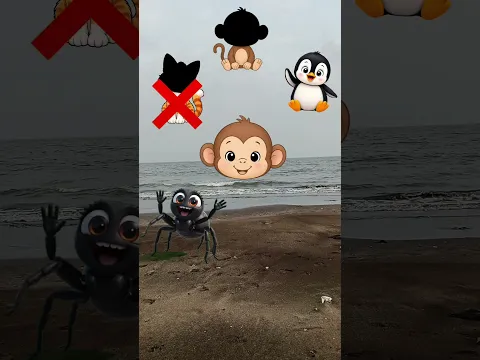 जानवर पहचानो पार्ट2| cat, monkey, penguin #sankatmochanvlog #animals #shorts #youtubeshorts