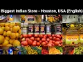 Biggest Indian Grocery Store English America Houston Tour World Food Warehouse English