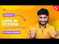 Lists in Python Part 7 Python Series