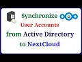 NextCloud - Sync Users from Active Directory to Nextcloud Server