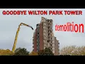 Vaarwel Wilton Park-toren - GESLOOPT na 57 jaar