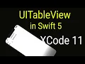 Swift UITableView Tutorial with Custom Cells For Beginners