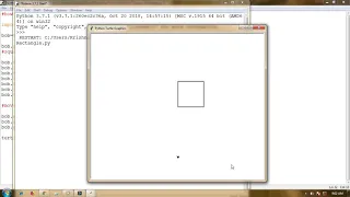 How to draw a square and rectangle in python using turtle library