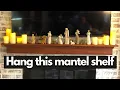 Easy Etsy Mantel Install French Cleat Design