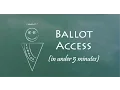 Understand Ballot Access in 5 Minutes