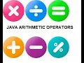 Java in Tamil - Arithmetic operators