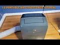 LG PORTABLE AIR CONDITIONER TUTORIAL