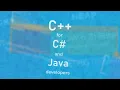 C for C and Java Developers