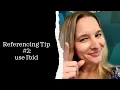 AGLC4 Referencing Tip Use Ibid