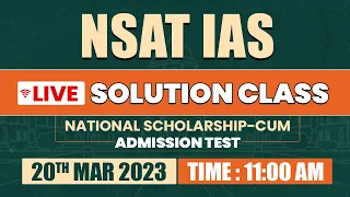 NSAT IAS Answer Discussion - National - UPSC CSAT Physics