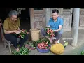 Download Lagu Peaceful rural life with mother. Robert | Green forest life