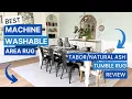 Best Machine Washable Area Rug Tabor Tumble Washable Rugs Review