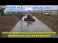 Download Lagu INDAH DIPANDANG!! EXCAVATOR PAKAI PONTON NORMALISASI KALI RAWAMENTES || KALI BEKASI #dedimulyadi