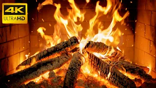 Cozy Fireplace Comfort No Music With Hypnotic Flames With Deep Wood Crackles For Sleep Hygiene 