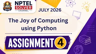 The Joy of Computing using Python Week 4 NPTEL ANSWERS NPTEL 2026